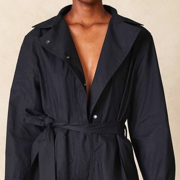 NWT Banana Republic Poplin Jumpsuit in Black..Gorgeous! - Picture 6 of 9